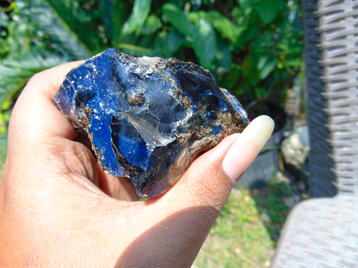 75 gram Rough Raw Indonesian Blue Amber for Healing RBAR51