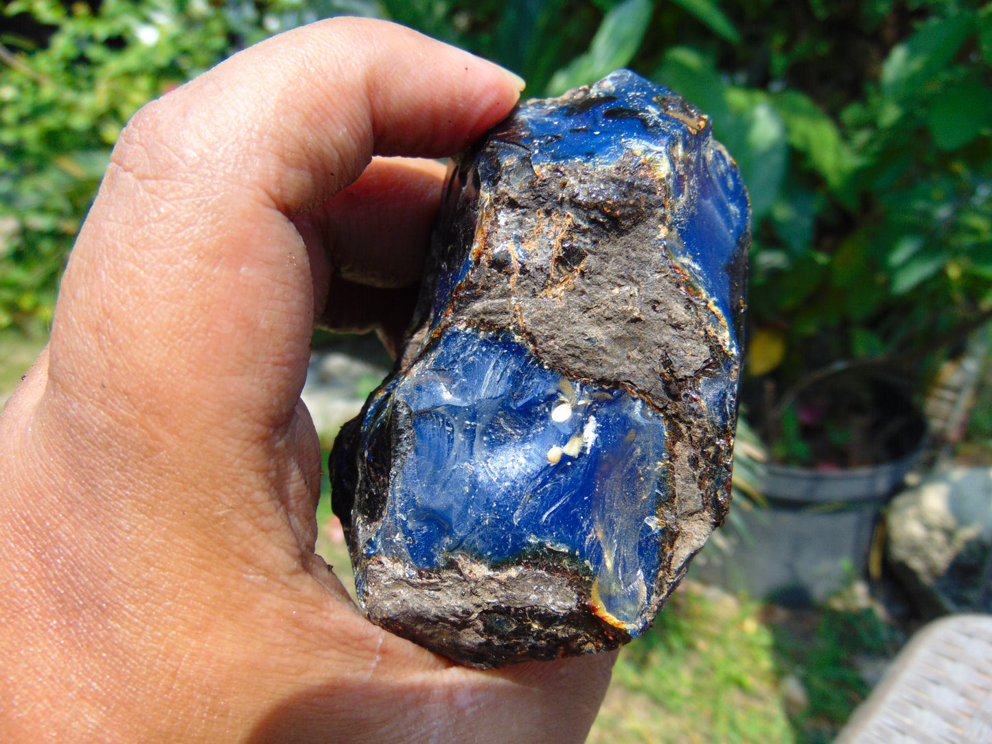 75 gram Rough Raw Indonesian Blue Amber for Healing RBAR51