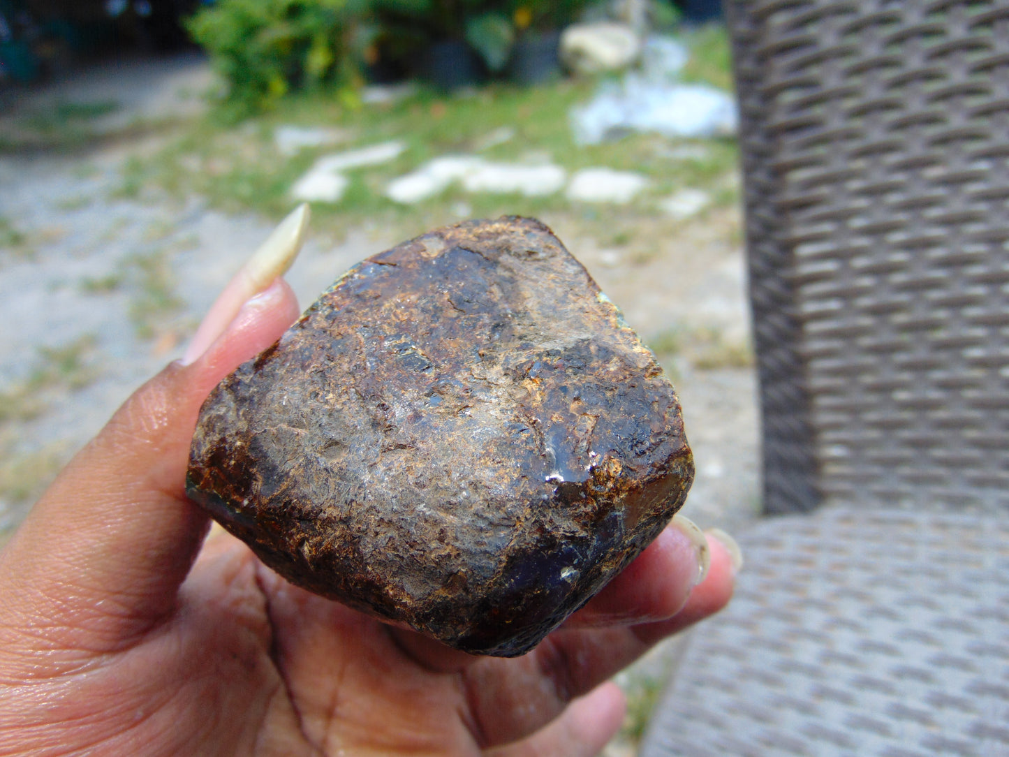 68 gram Rough Raw Indonesian Blue Amber for Healing RBAR26
