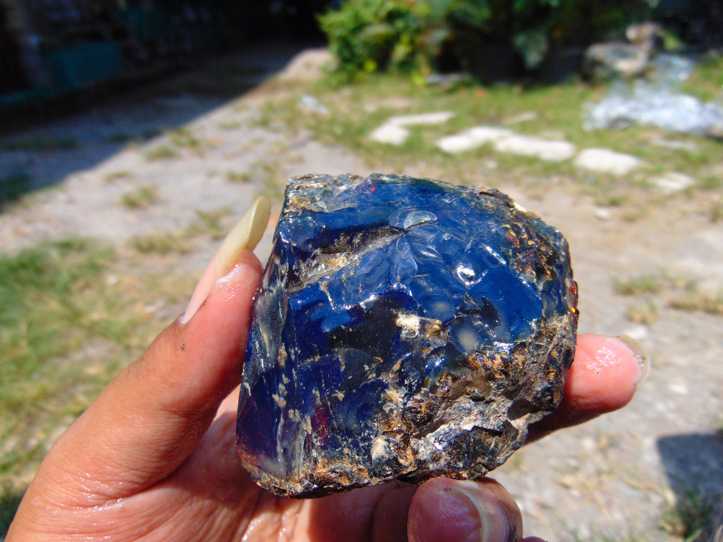 68 gram Rough Raw Indonesian Blue Amber for Healing RBAR20