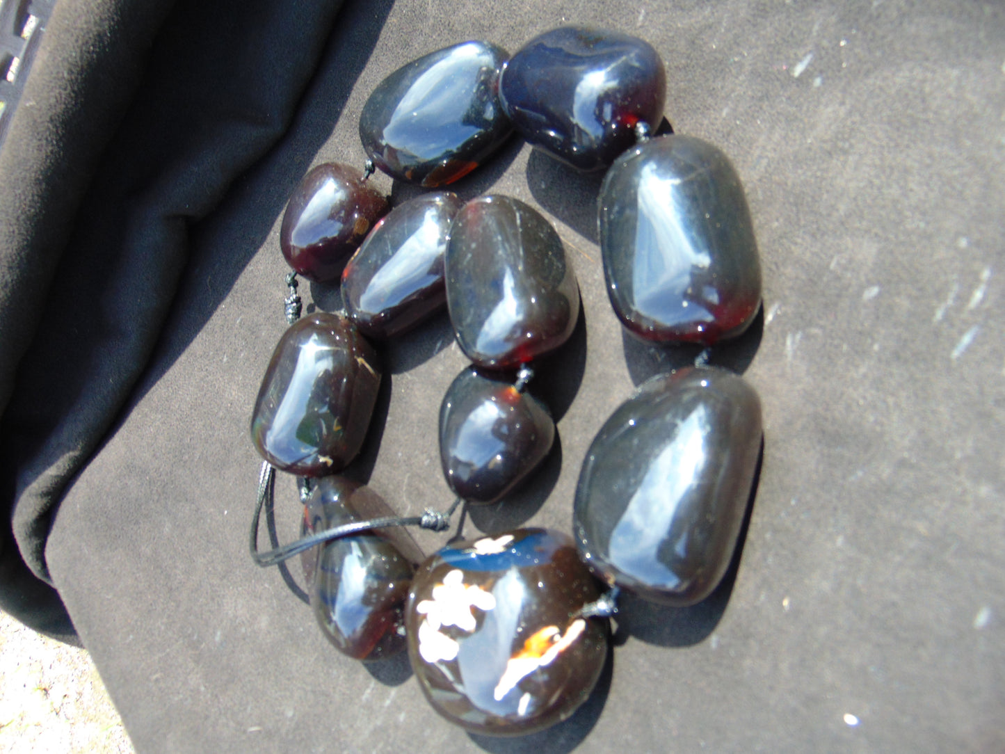 407 gr Big Necklace Indonesian Amber for Healing NE105
