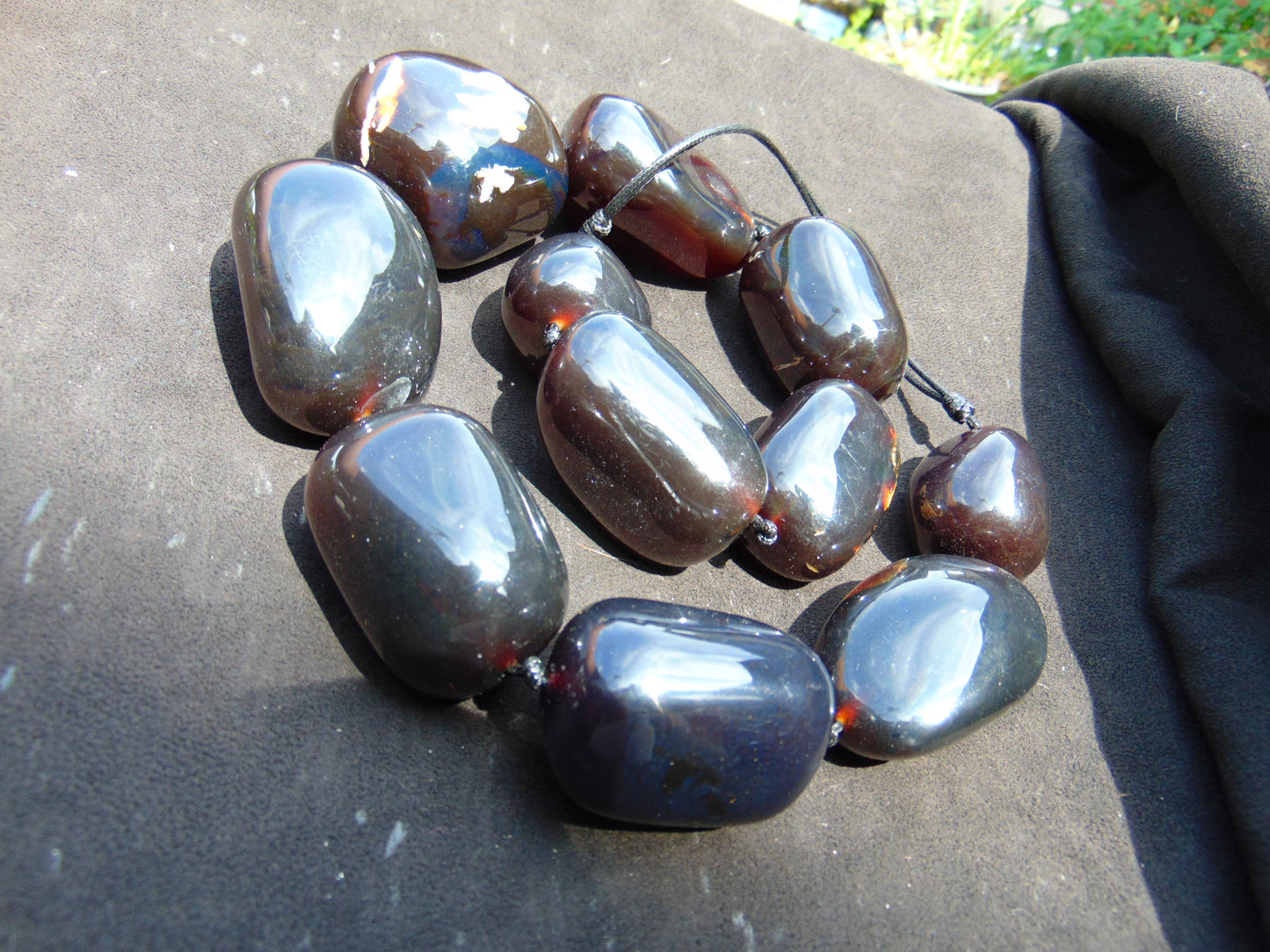 407 gr Big Necklace Indonesian Amber for Healing NE105