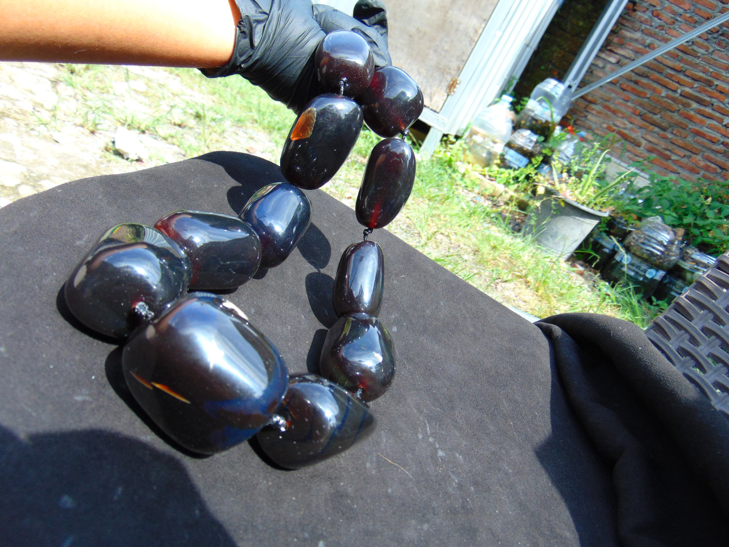 407 gr Big Necklace Indonesian Amber for Healing NE105