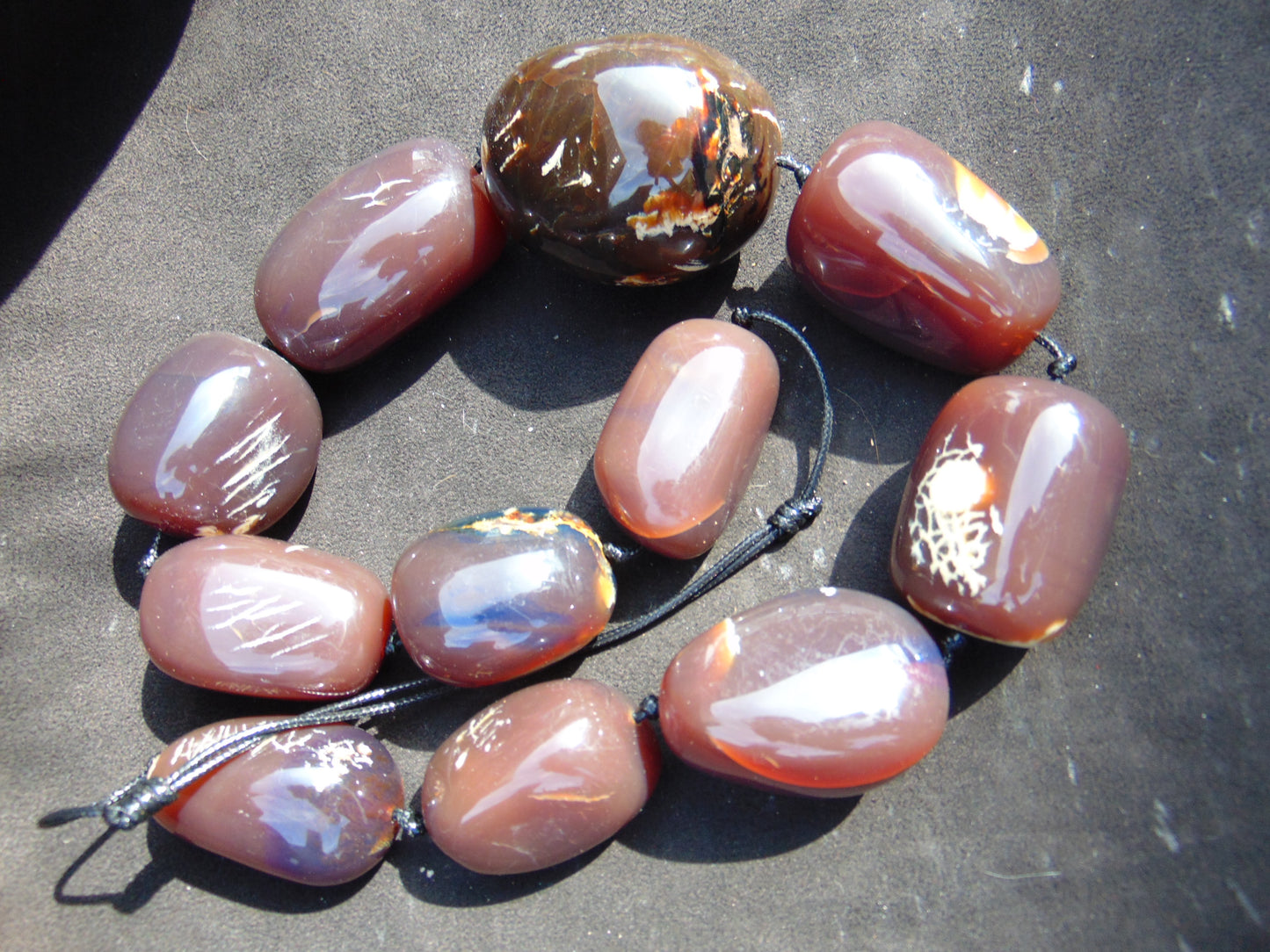 388 gr Big Necklace Indonesian Amber for Healing NE96