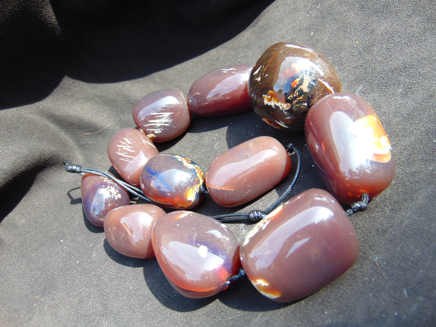 388 gr Big Necklace Indonesian Amber for Healing NE96