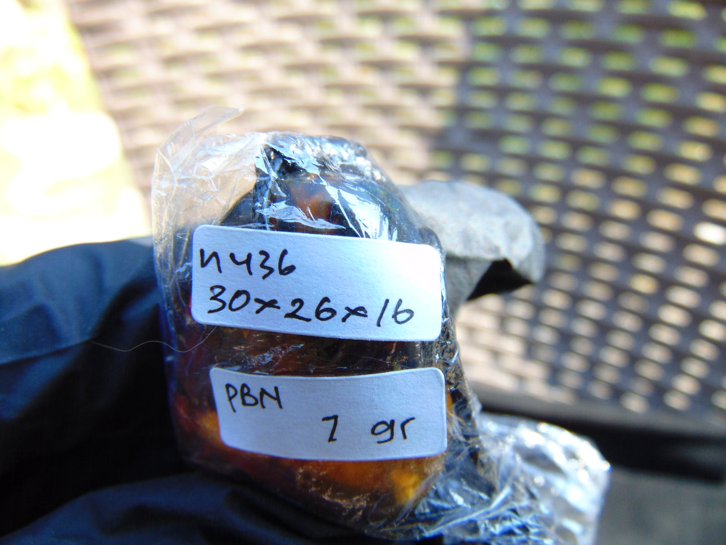 7 gram Pendant Indonesian Blue Amber for Healing PBN436