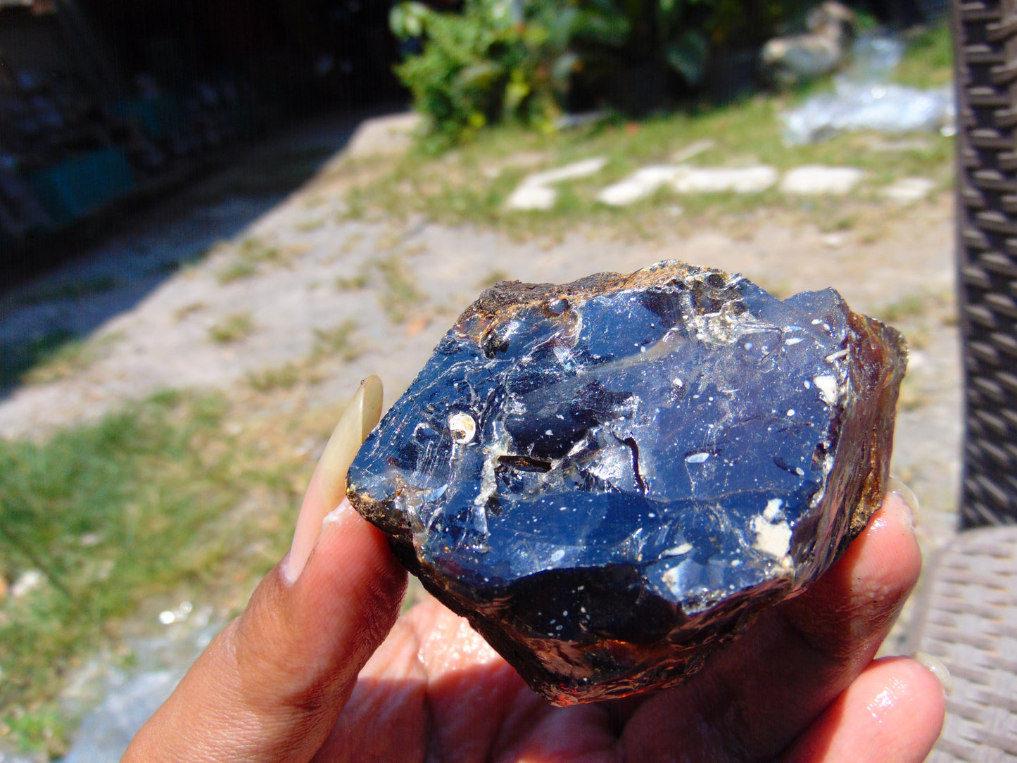 59 gram Rough Raw Indonesian Blue Amber for Healing RBAR89