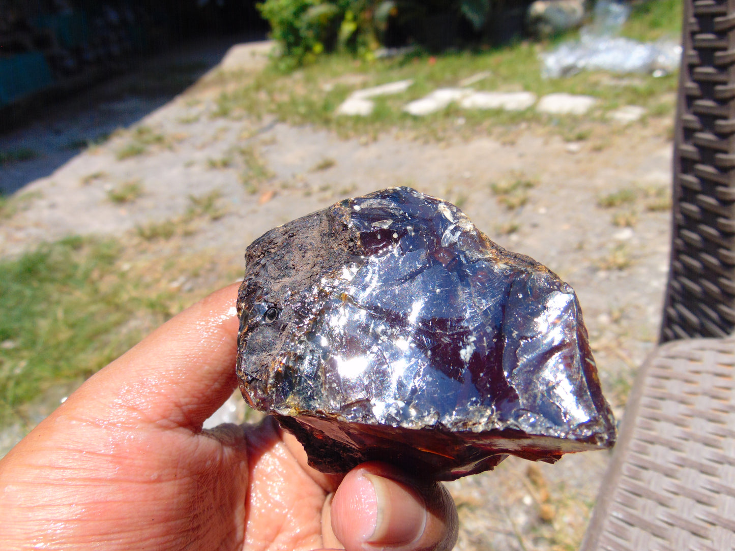 59 gram Rough Raw Indonesian Blue Amber for Healing RBAR89