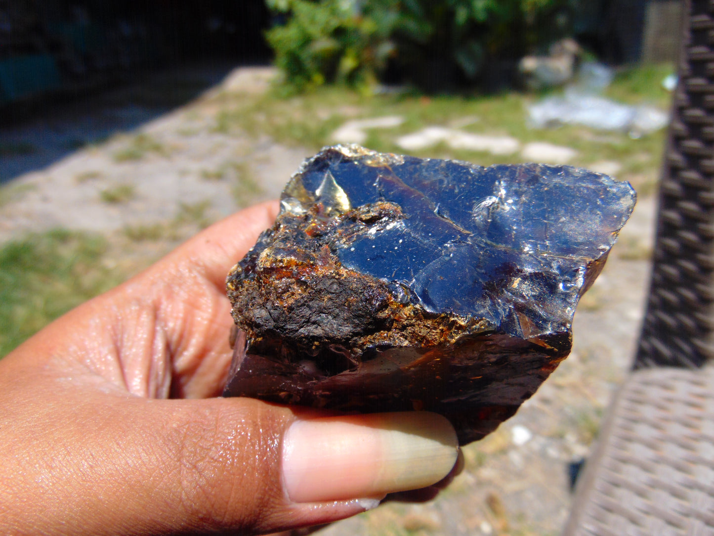 59 gram Rough Raw Indonesian Blue Amber for Healing RBAR89