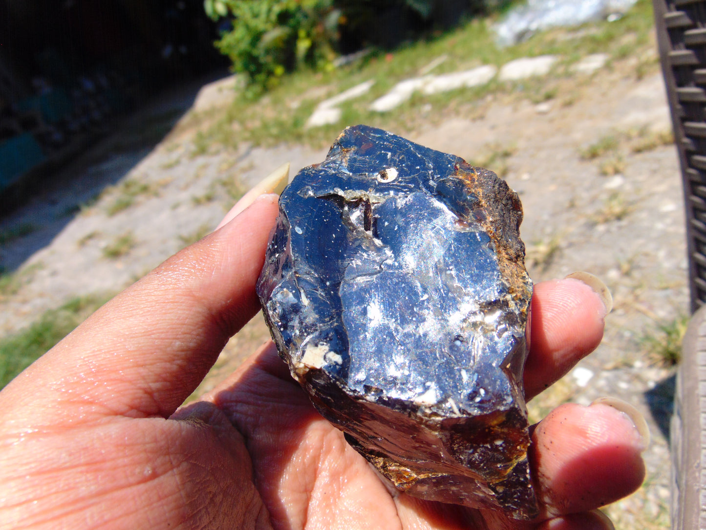 59 gram Rough Raw Indonesian Blue Amber for Healing RBAR89