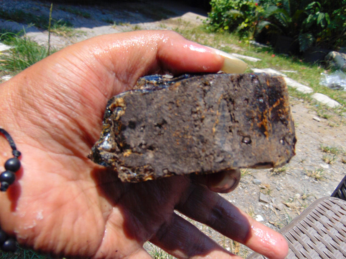 66 gram Rough Raw Indonesian Blue Amber for Healing RBAR81