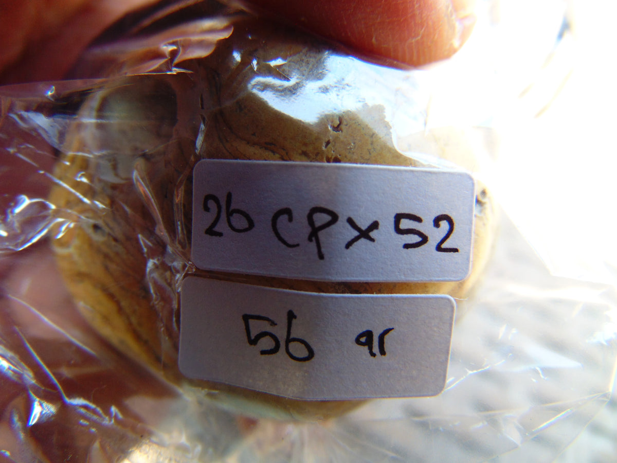 56 gr Genuine Natural Indonesian Yellow Cream Amber Big Pendant 26CPX52