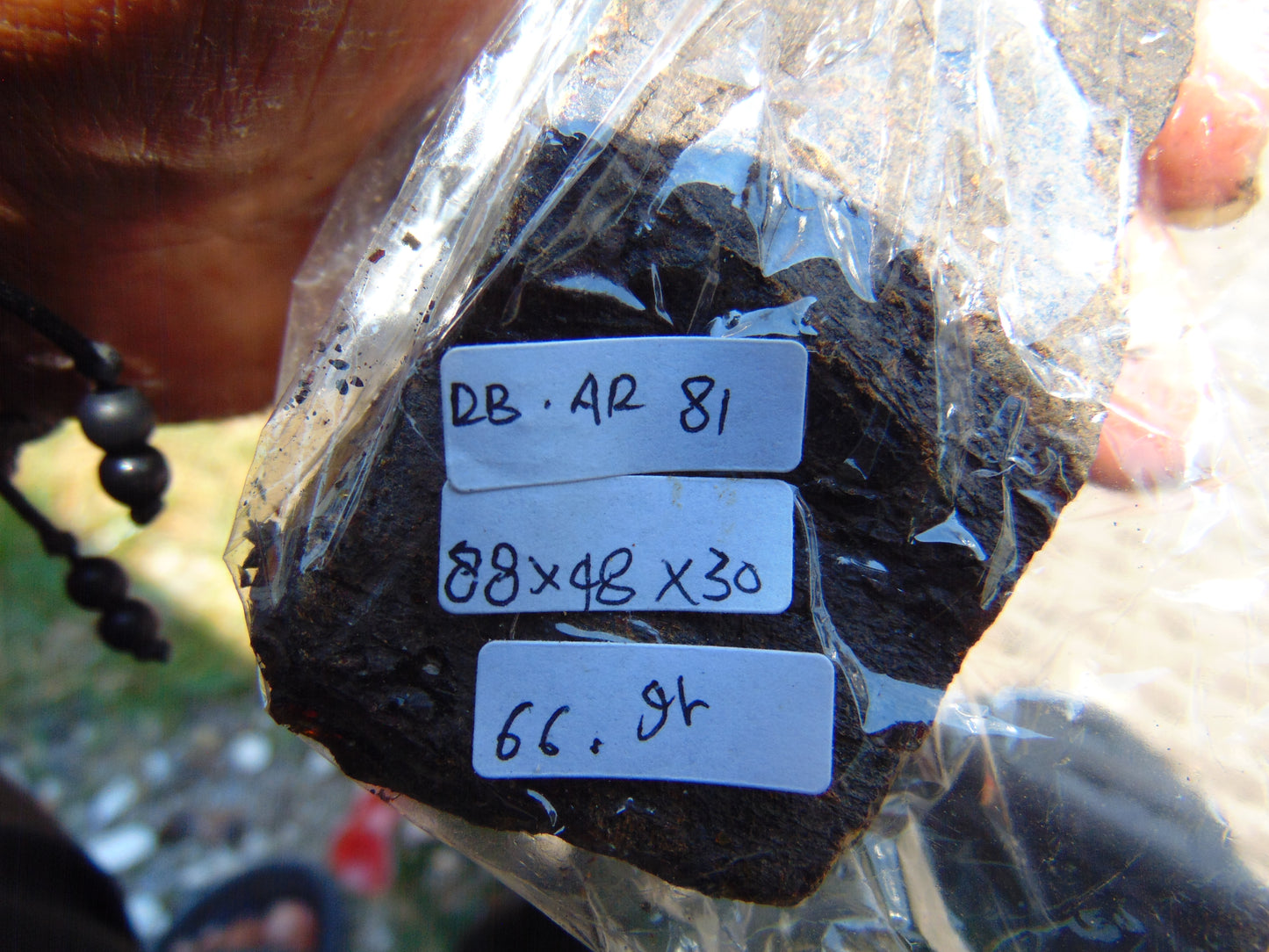 66 gram Rough Raw Indonesian Blue Amber for Healing RBAR81