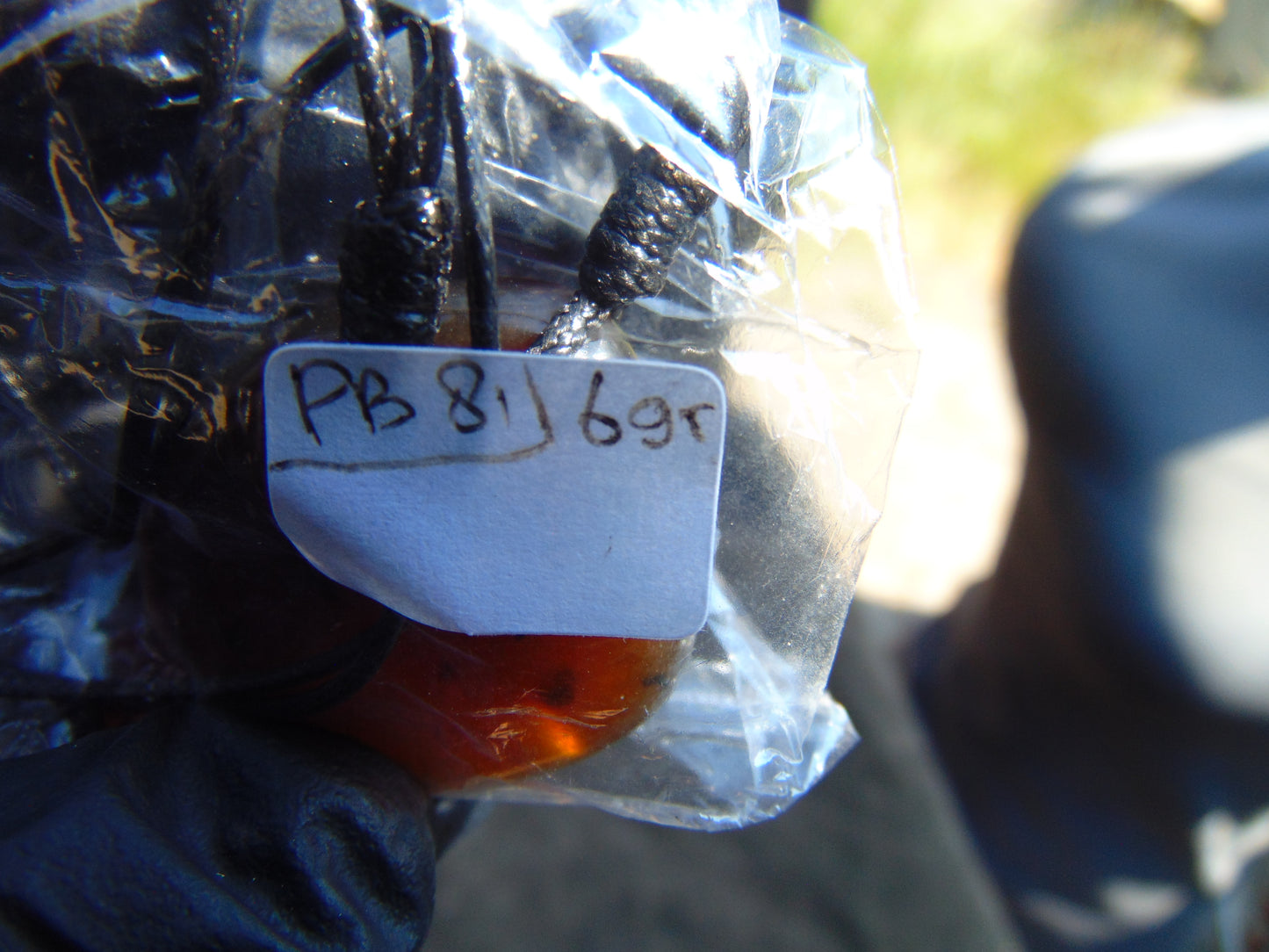 6 gram Pendant Indonesian Red Amber for Healing PB81