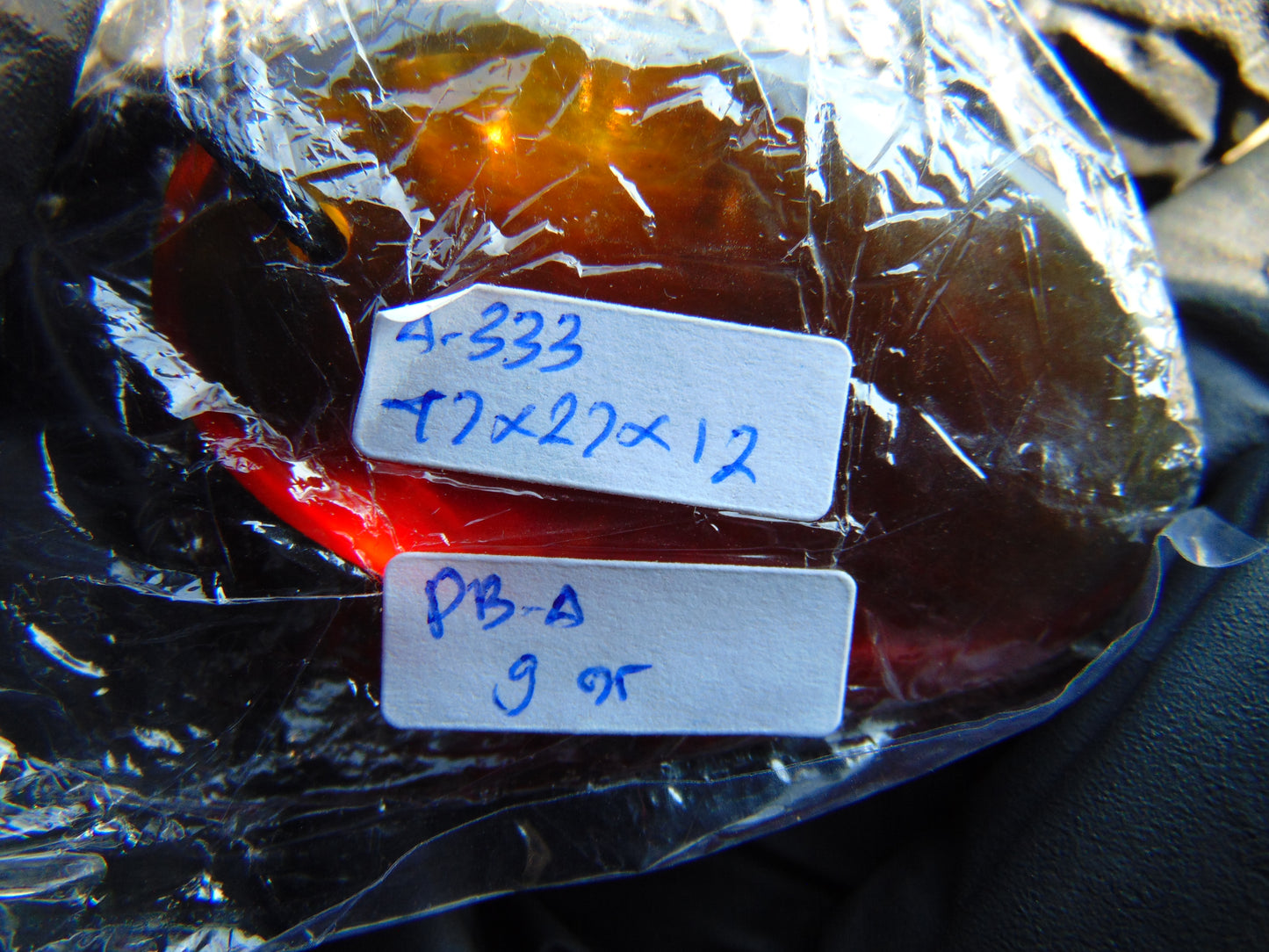 9 gram Pendant Indonesian Red Amber for Healing PBA333