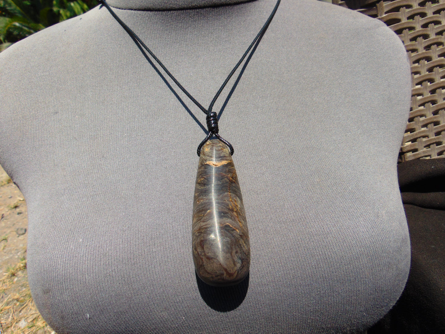 32 gr Teardrop Pendant Indonesian Amber for Healing 25Y2