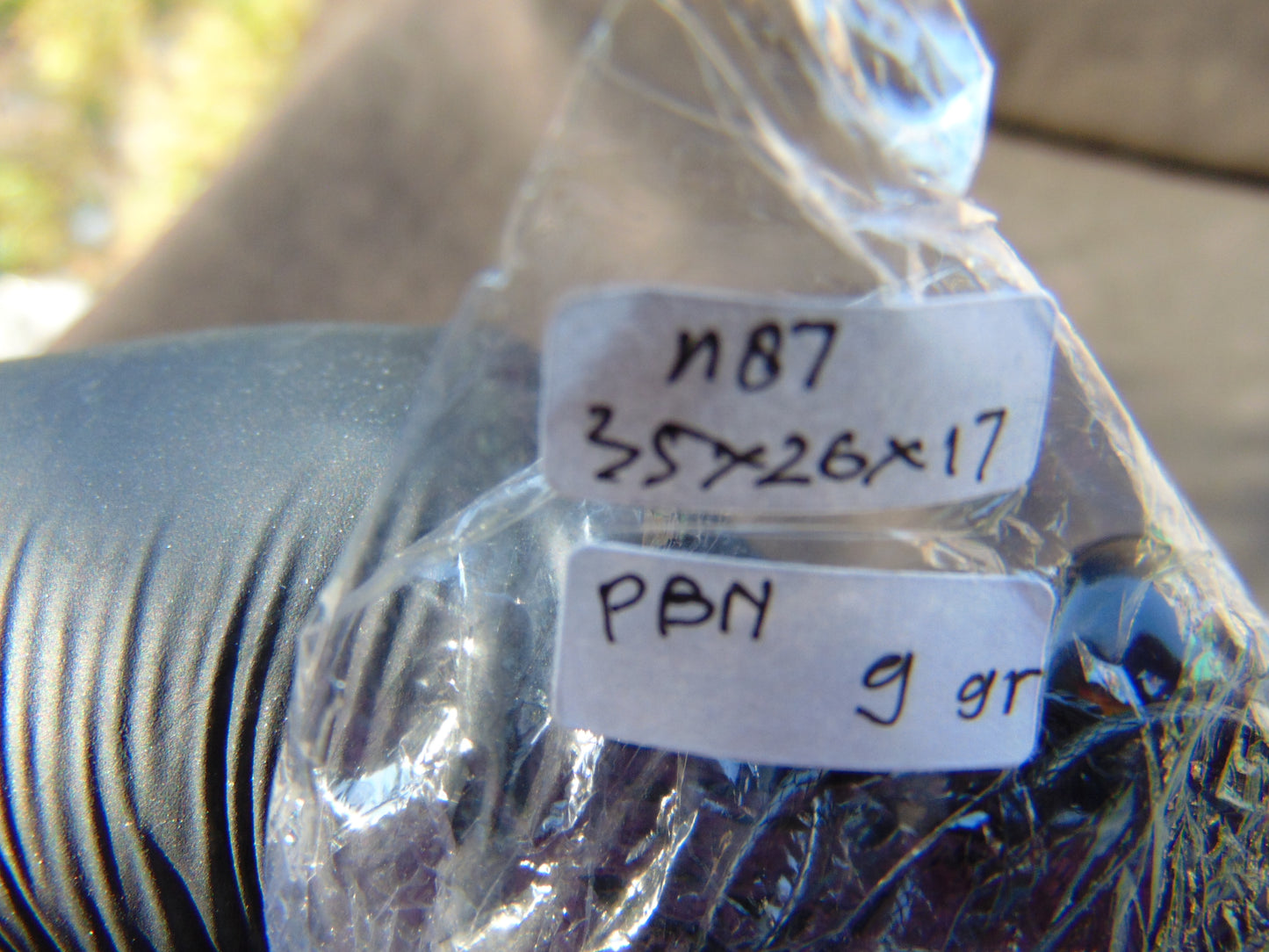 9 gr Pendant 35x26x17 mm Indonesian Blue Amber for Healing PBN87