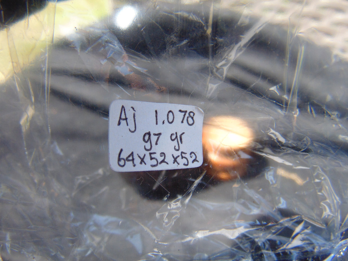 97 gr Shaped Egg 64x52 mm Indonesian Amber for Healing AJ1078