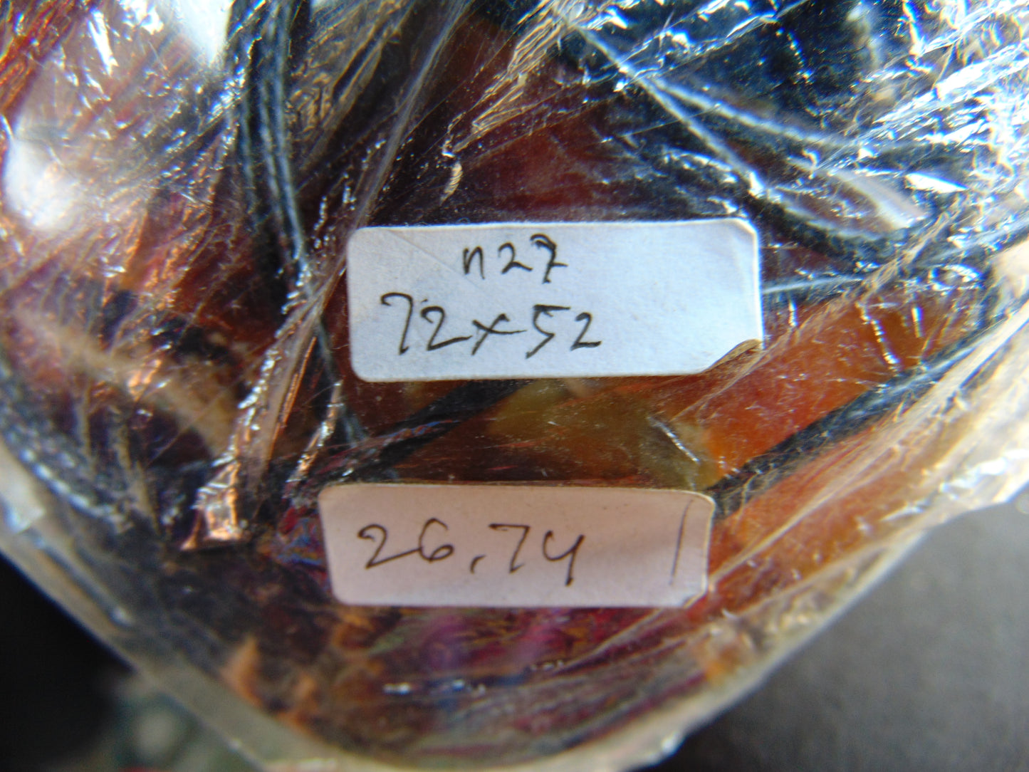 26.74 gr Pendant Indonesian Inclusion Amber for Healing N27