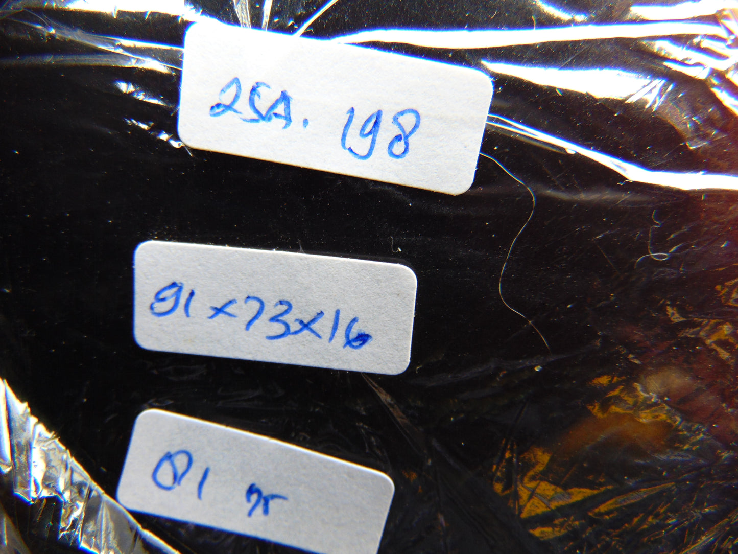 81 gram Slab polished Indonesian Sumatra Dark Red Amber for Healing 25A198