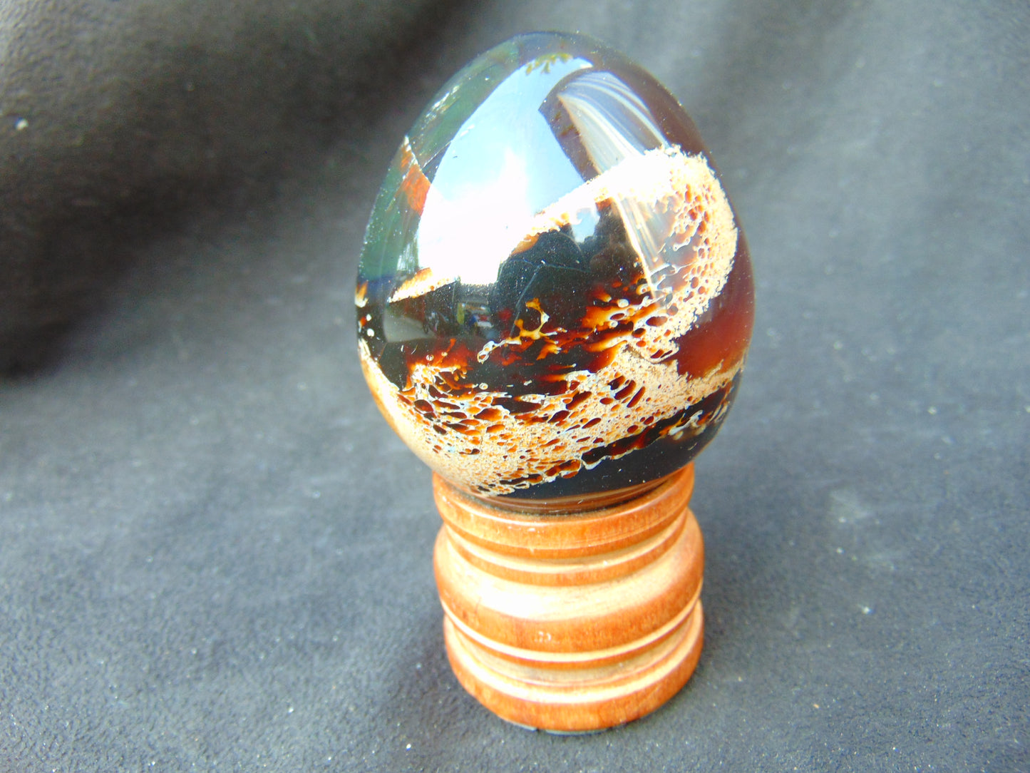 76 gr Shaped Egg 59x50 mm Indonesian Amber for Healing AJ770