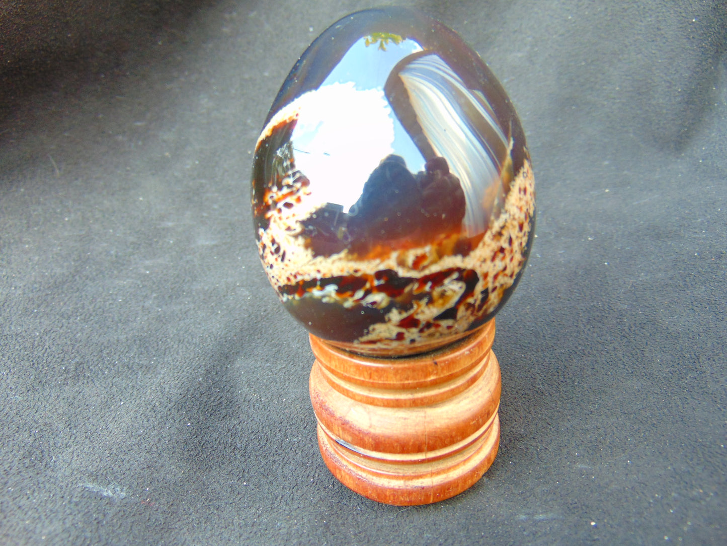 76 gr Shaped Egg 59x50 mm Indonesian Amber for Healing AJ770