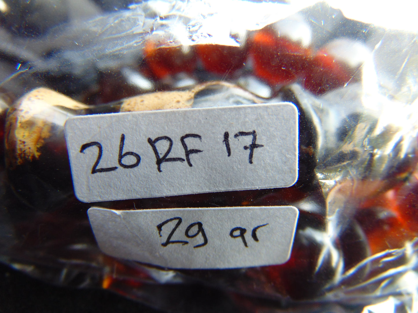 29 gr Hand Tasbih 33+2 Beads 10 mm Indonesian Red Amber for Healing 26RF17