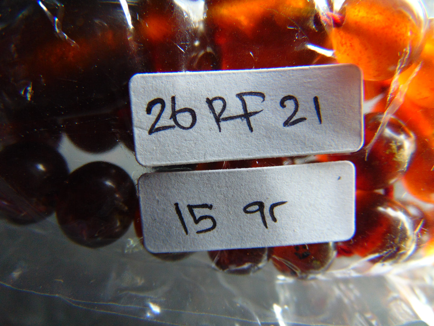 15 gr Hand Tasbih 33+2 Beads 10 mm Indonesian Red Amber for Healing 26RF21