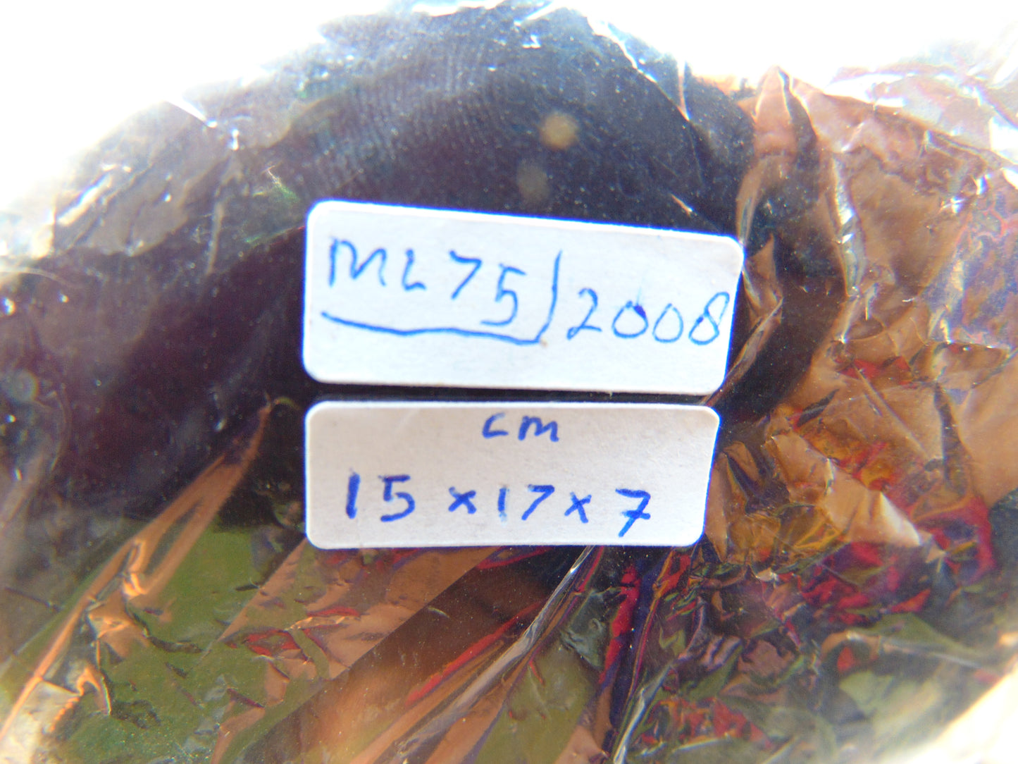 2008 gram Full polished Indonesian Dark Green Blue Amber for Healing ML75