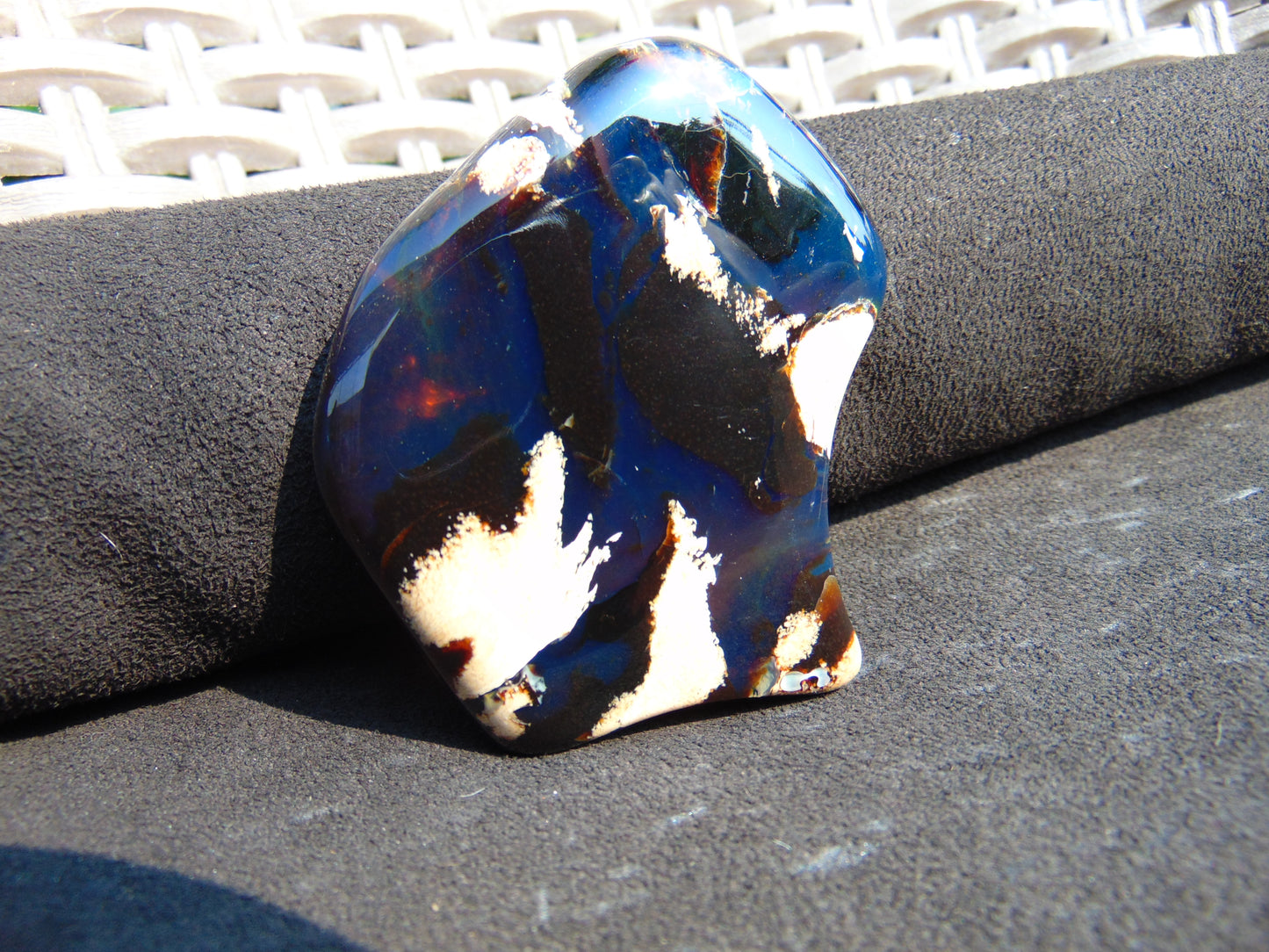 40 gram Slab polished Indonesian Blue Amber for Healing 25N155