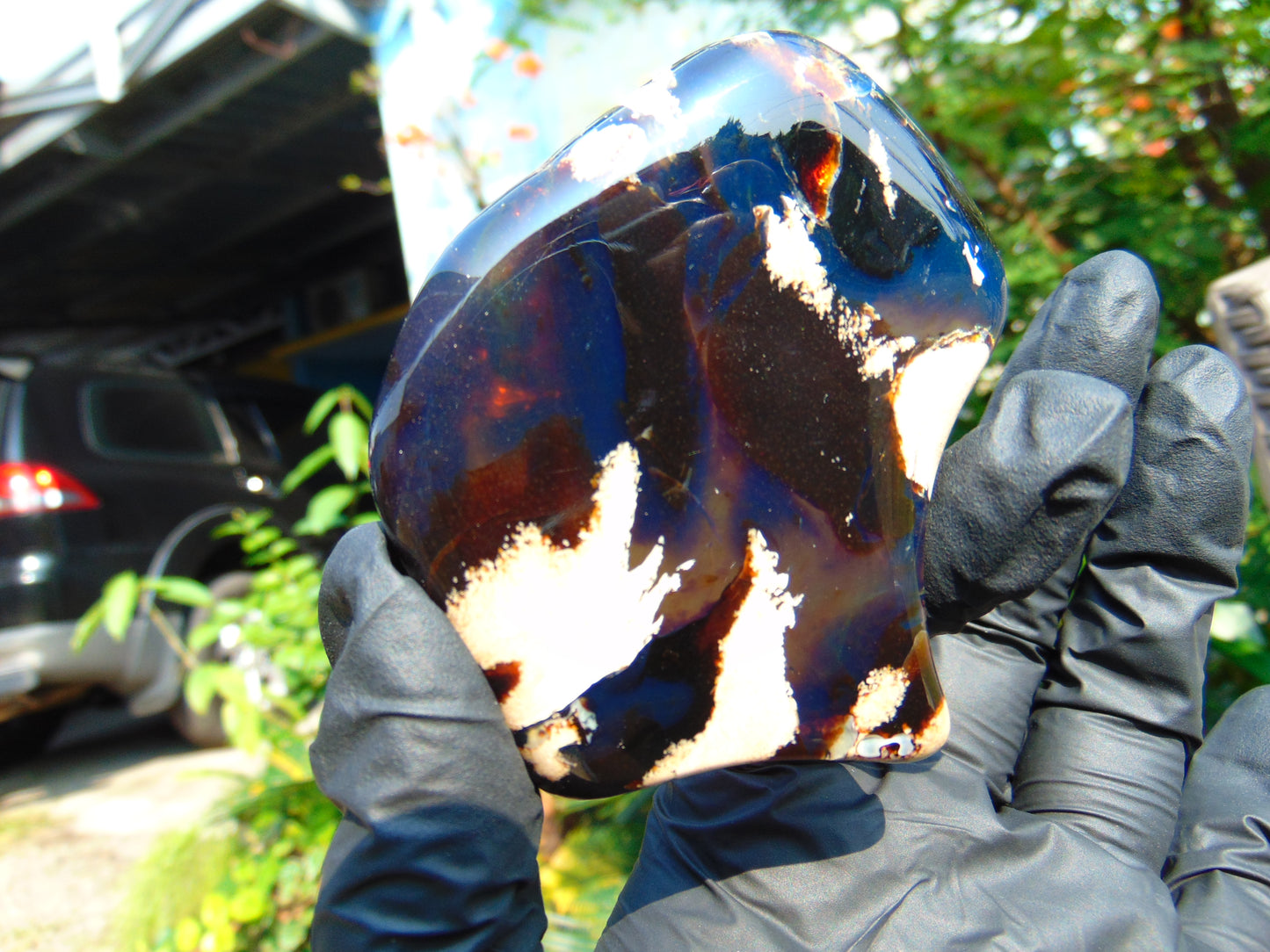 40 gram Slab polished Indonesian Blue Amber for Healing 25N155