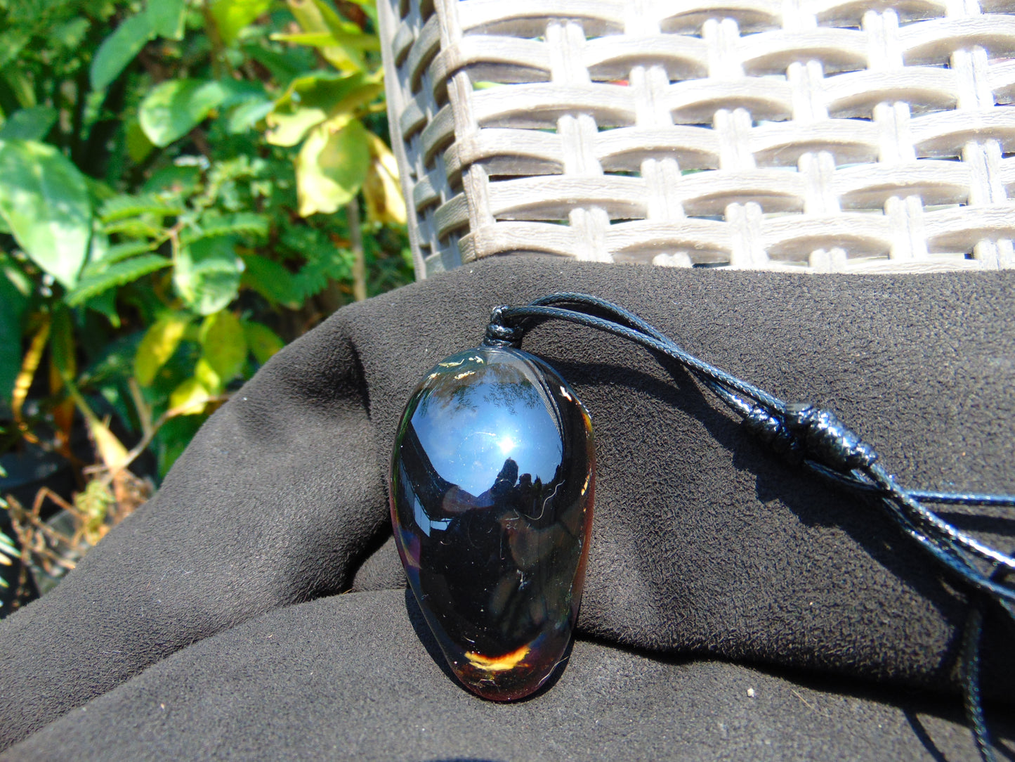 29 gr Pendant Indonesian Blue Amber for Healing N102