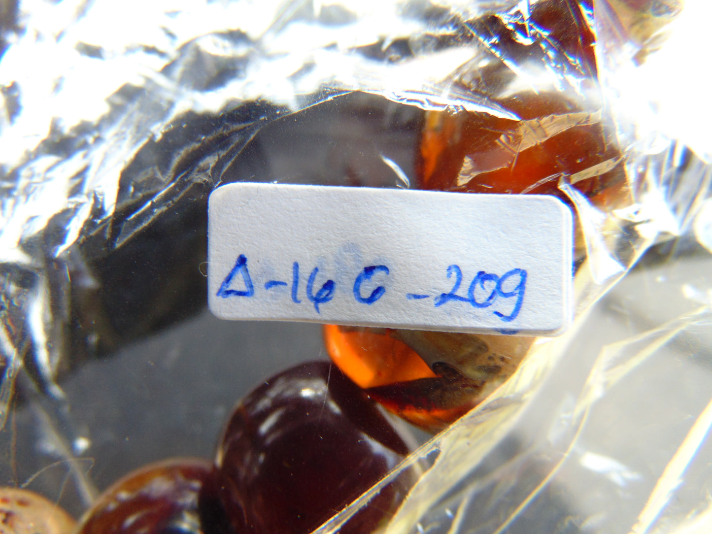 16 Beads Mala Bracelet Indonesian white Amber for Healing A16G209