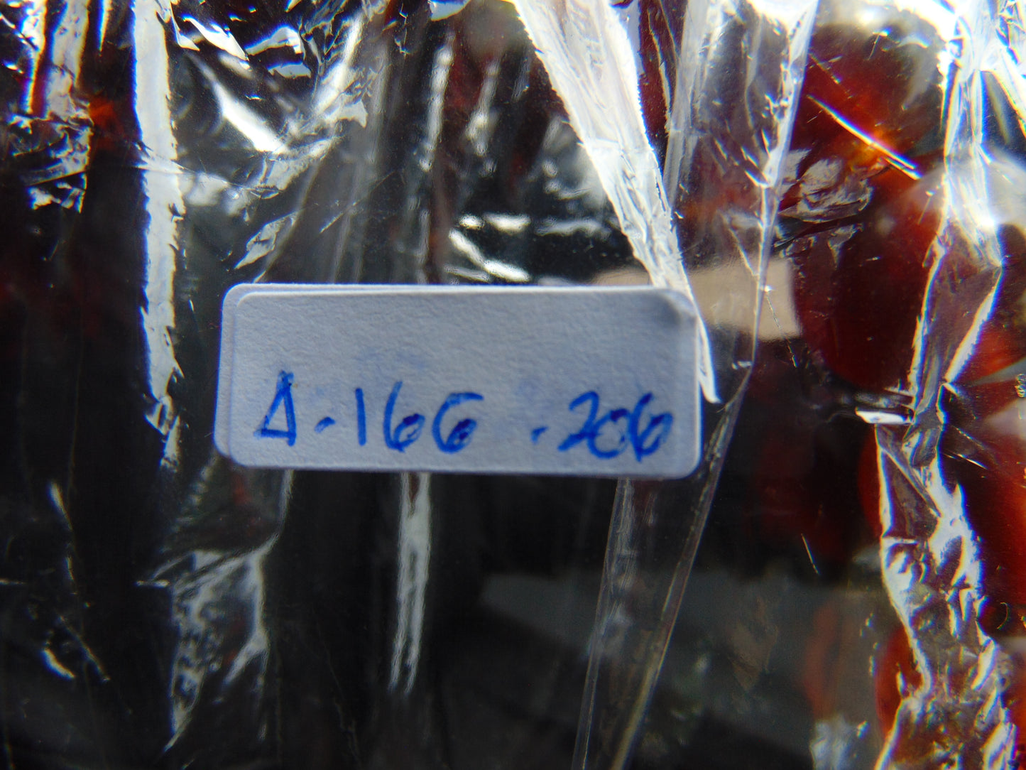 16 Beads Mala Bracelet Indonesian Red Blue Amber for Healing A16G206