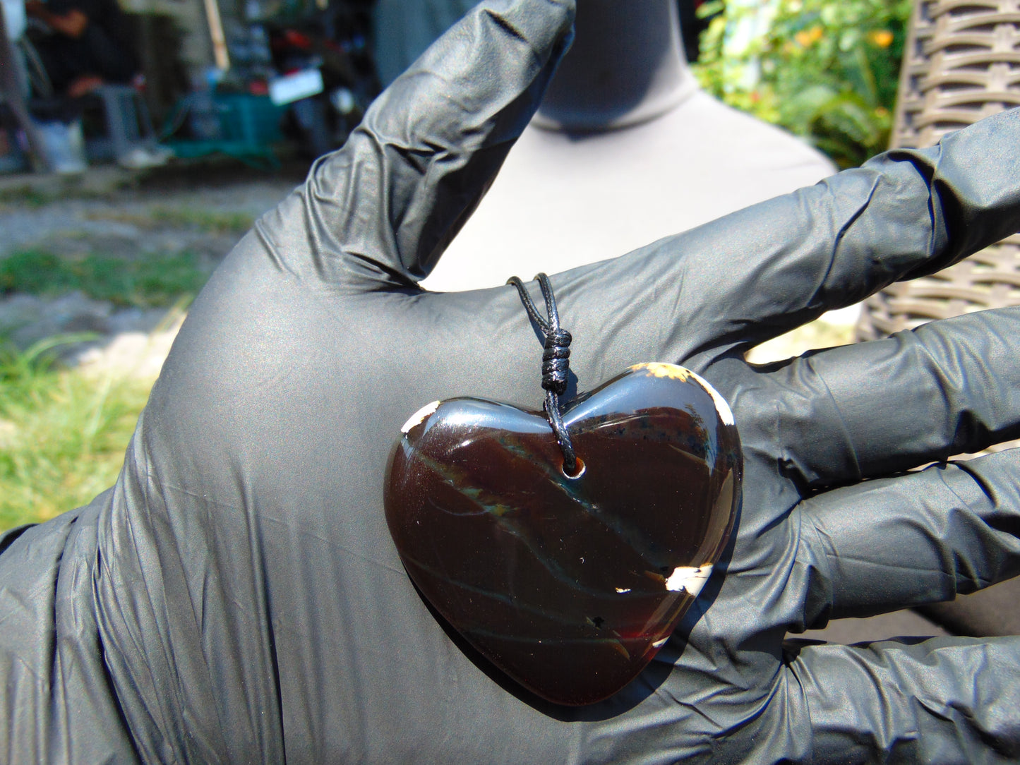 14 gr Heart Pendant Indonesian Amber for Healing PCAIK102