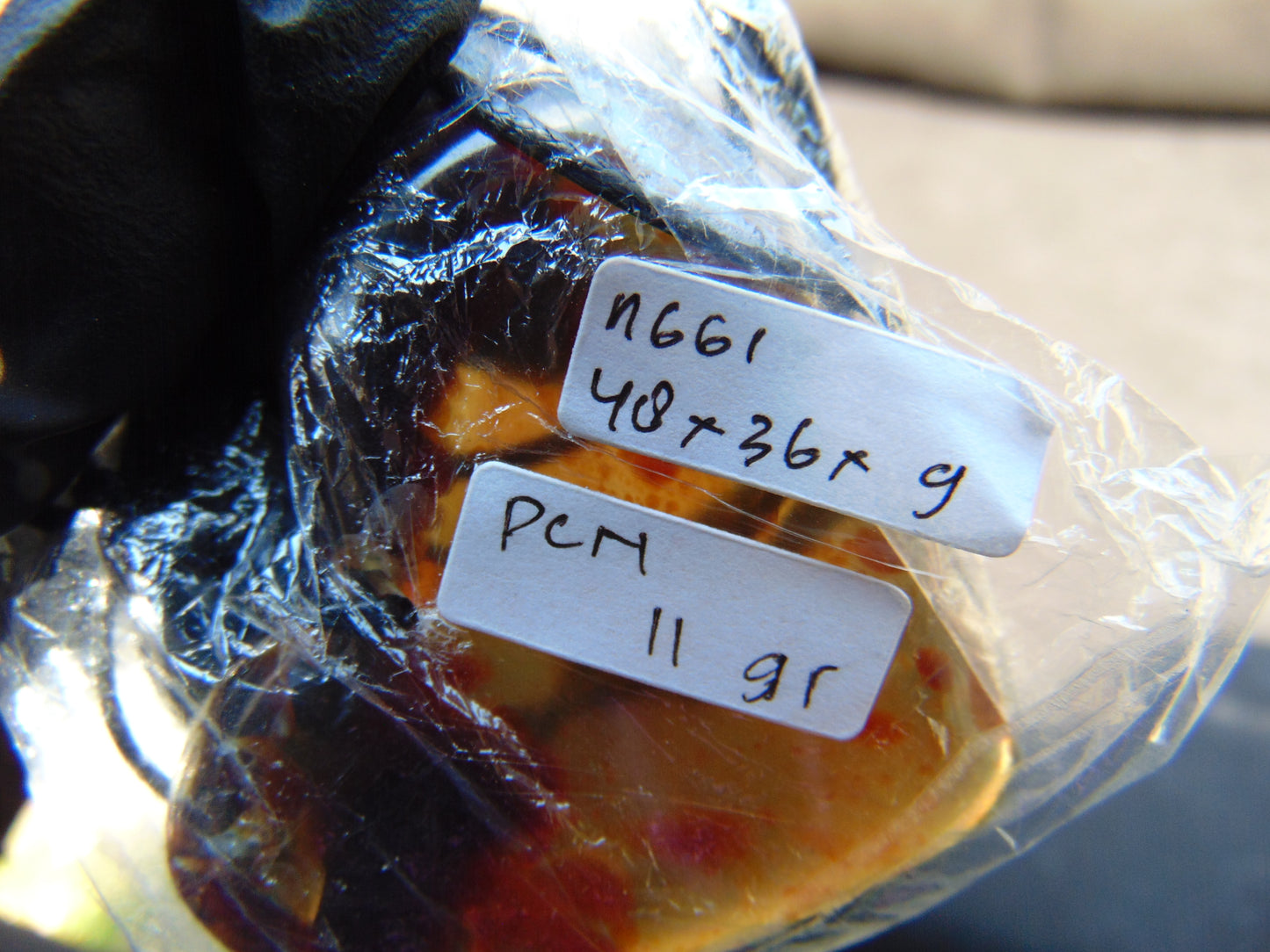 11 gr Heart Pendant Indonesian Blue Amber for Healing PCN661