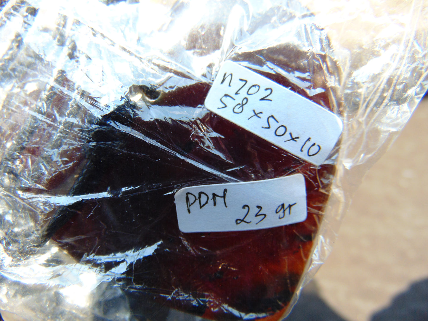 23 gr Heart Pendant Indonesian Amber for Healing PDN702