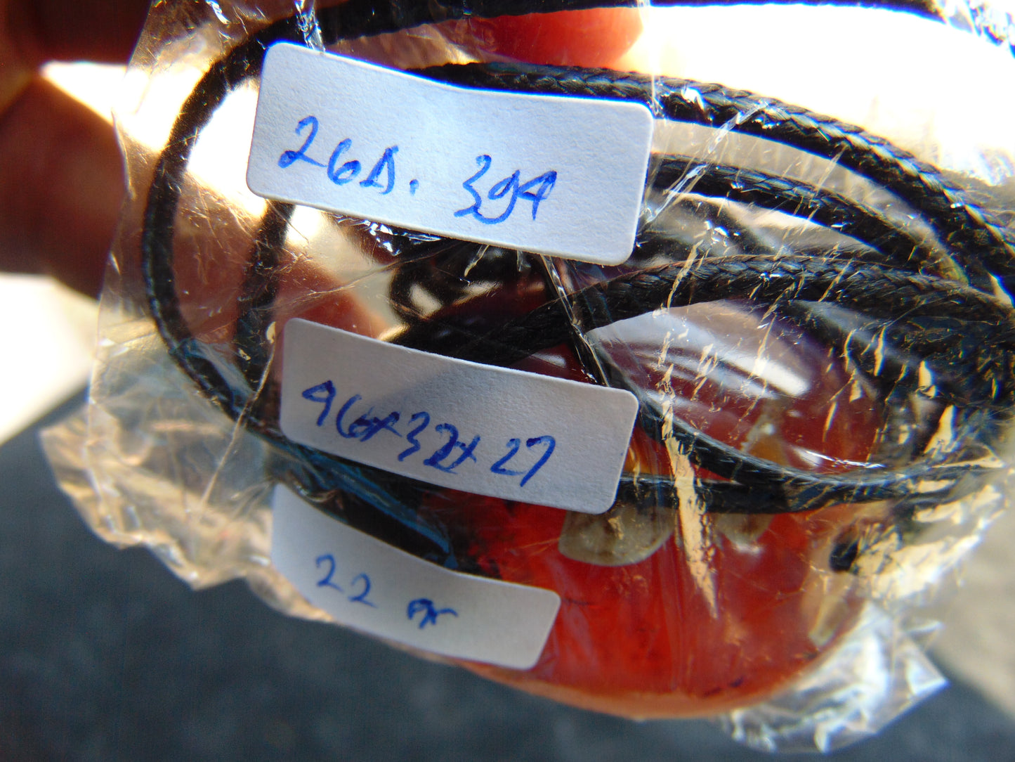22 gram Pendant Indonesian Blue Amber for Healing 26A394