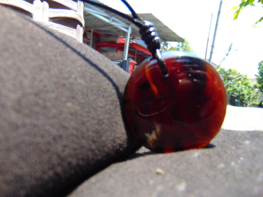 10 gr Chip Pendant Indonesian Amber for Healing AJ65