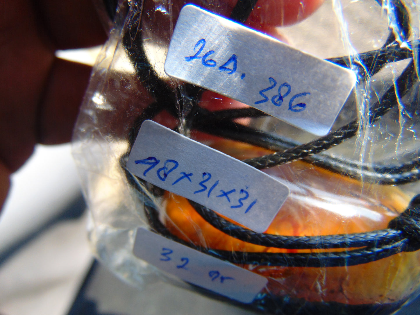 32 gram Pendant Indonesian Inclusion Amber for Healing 26A386