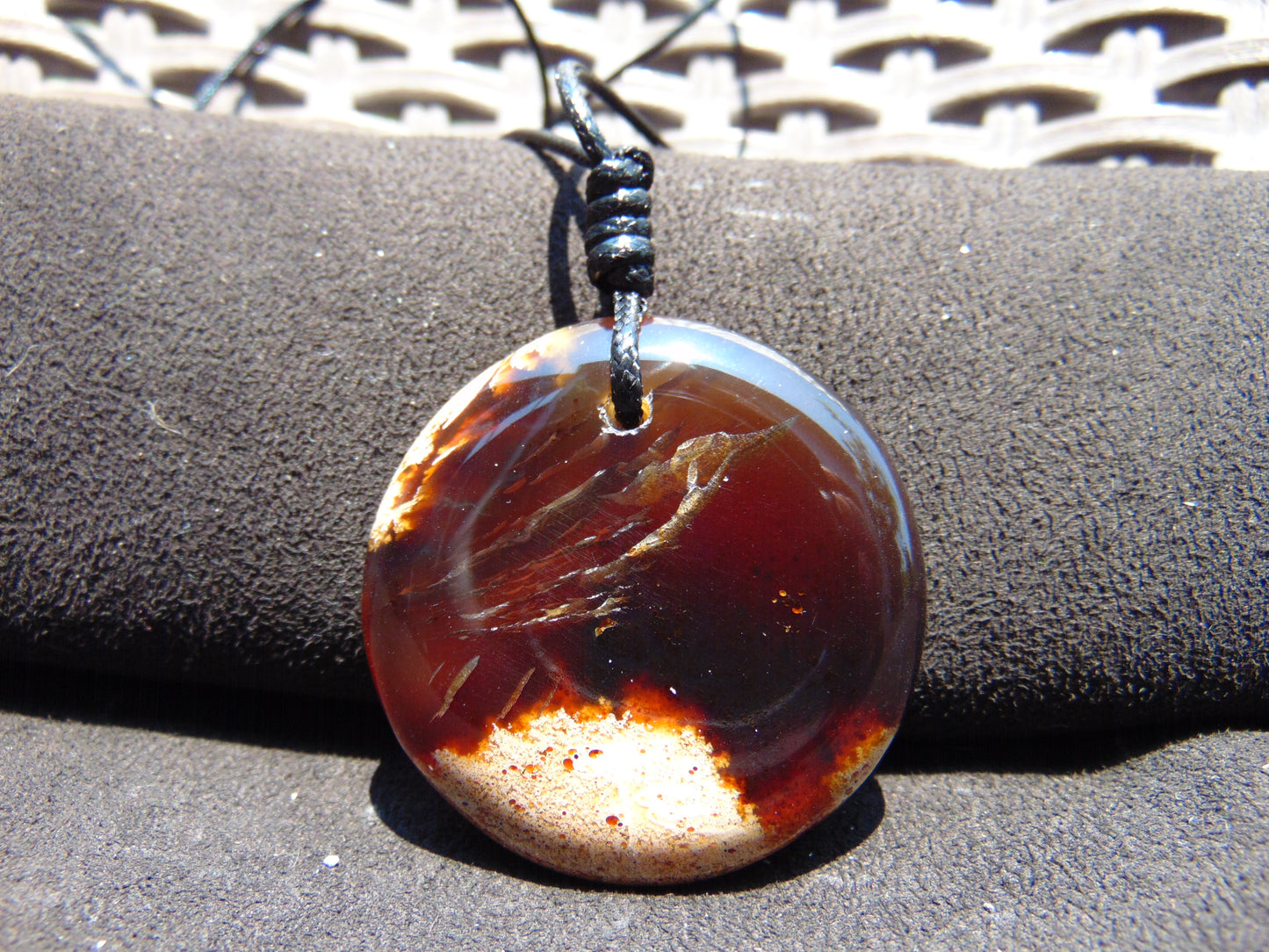 17 gr Chip Pendant Indonesian Amber for Healing AJ60
