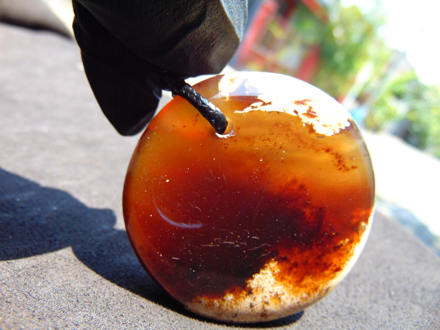 17 gr Chip Pendant Indonesian Amber for Healing AJ60