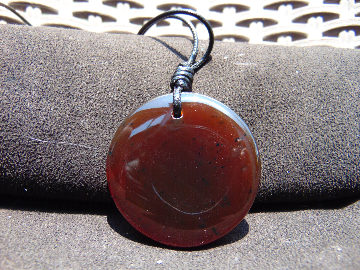 14 gr Chip Pendant Indonesian blue Amber for Healing AJ56
