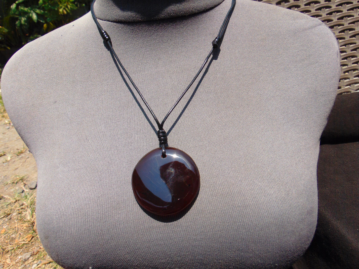 14 gr Chip Pendant Indonesian blue Amber for Healing AJ56