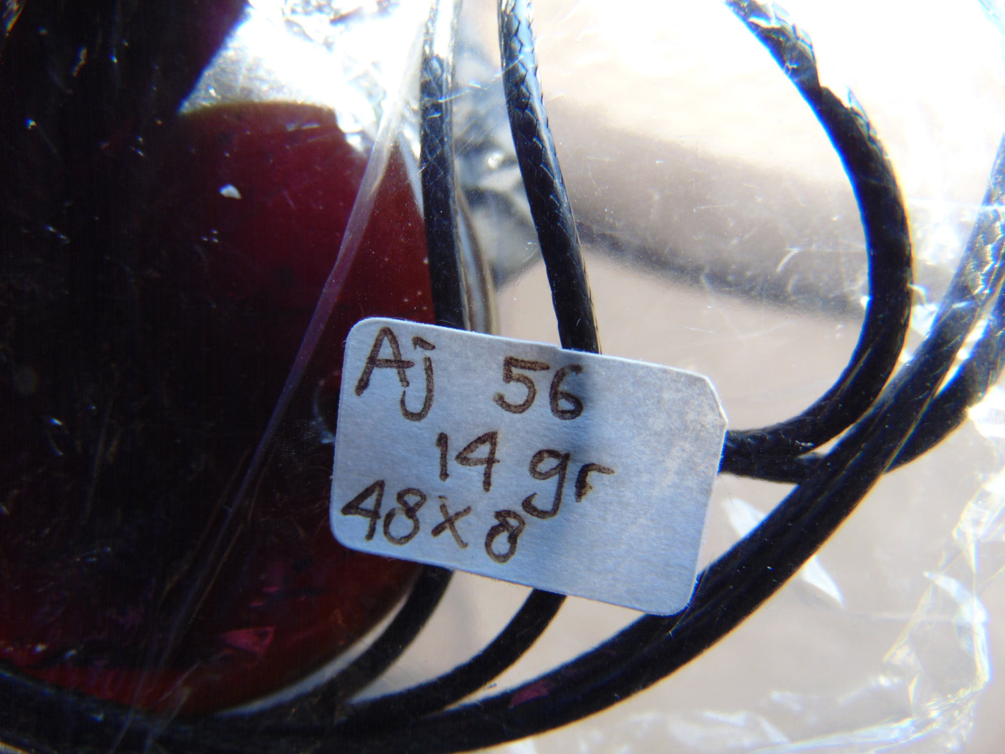 14 gr Chip Pendant Indonesian blue Amber for Healing AJ56