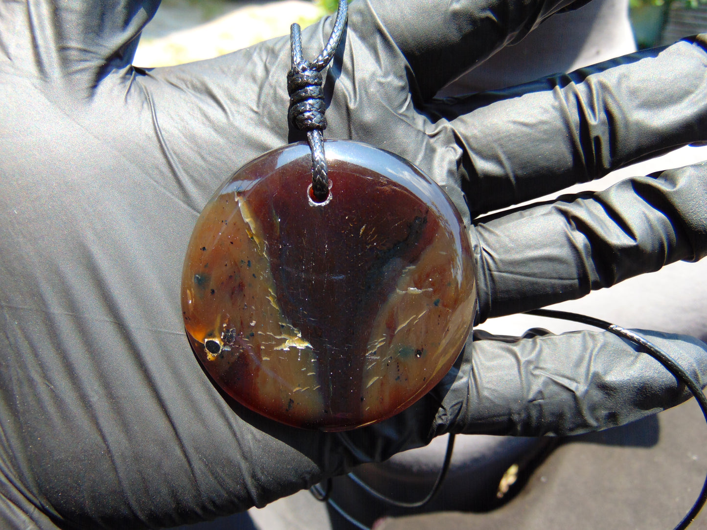 17 gr Chip Pendant Indonesian Amber for Healing AJ68