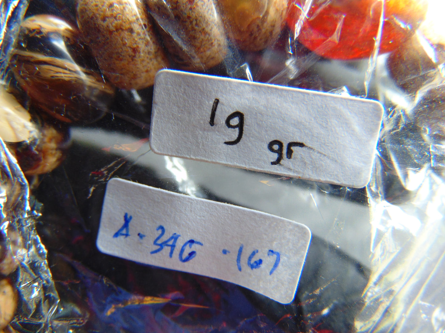 19 gram Small Beads Bracelet Indonesian white Amber for Healing A34G167