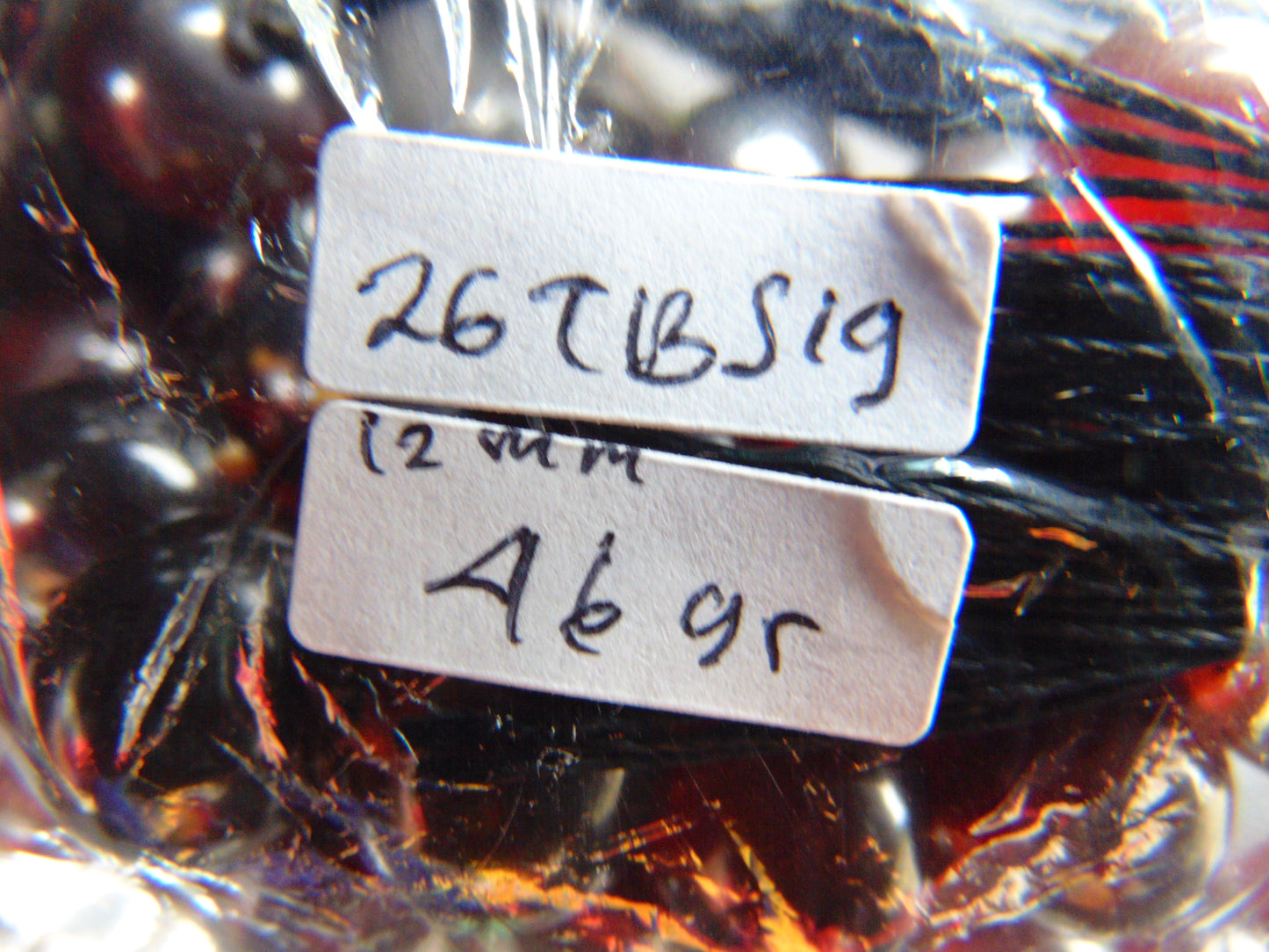 46 gr Hand Tasbih 33+2 Beads 12 mm Indonesian Dark Red Amber for Healing 25TBS19