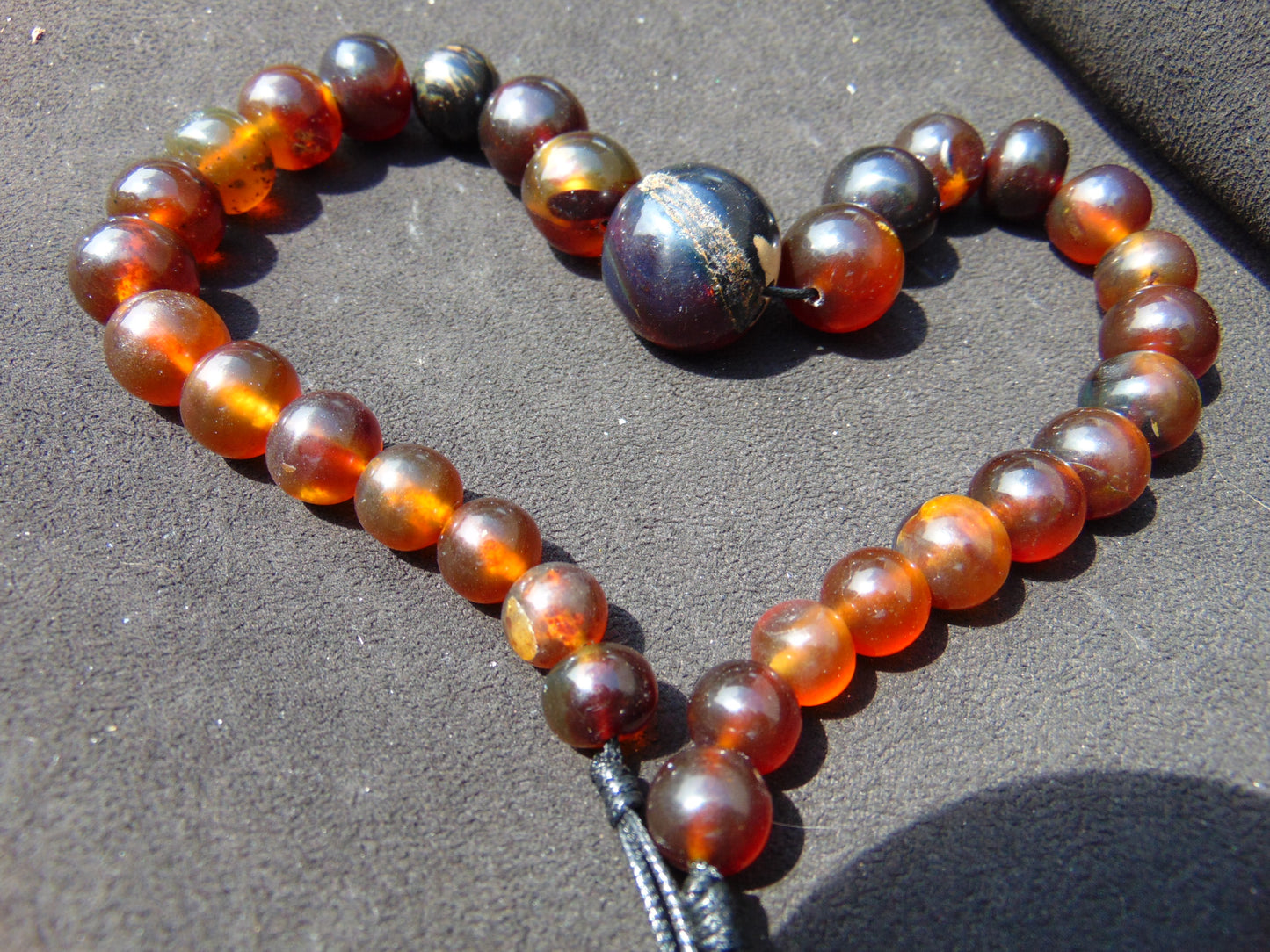 58 gram Small Beads Necklace Indonesian Amber for Healing A903