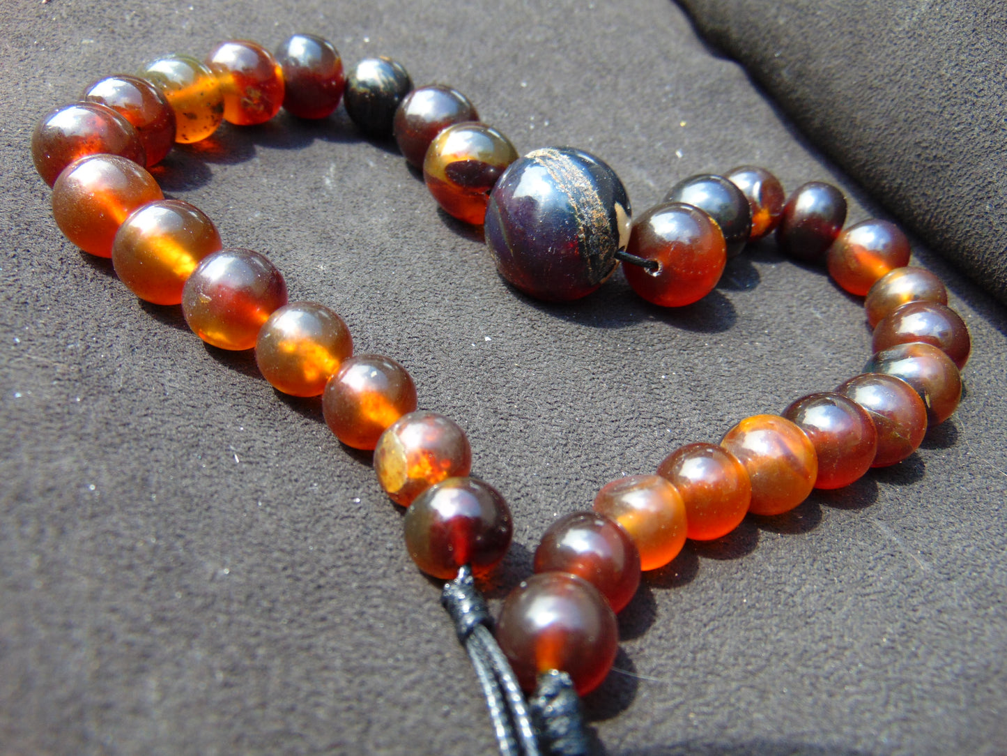 58 gram Small Beads Necklace Indonesian Amber for Healing A903